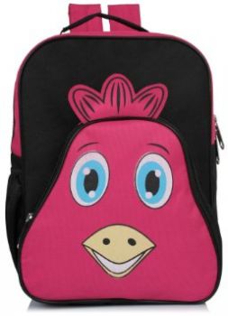 Bag-Age Twitter Children's School Bag Small (Pink Black)