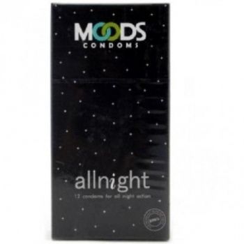 [Thuttu.com] Moods All Night Long Condom - 12 Pcs (Pack Of 3)