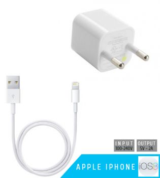 iOS 8 Charger & Travel Adapter for Apple iPhone 5 & 6