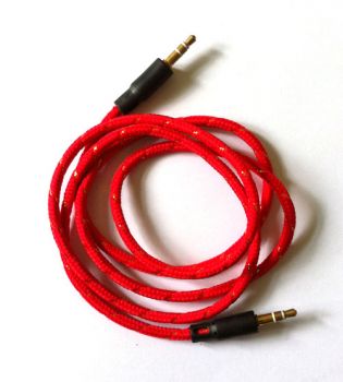 Auxiliary Audio AUX Cable-Red