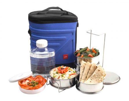 [LD] Cello Archo 3 Container Lunch Packs, Blue