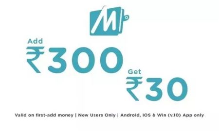 [For New Mobikwik Users] Add Rs.300 And Get Rs.330 As Mobikwik Cash 