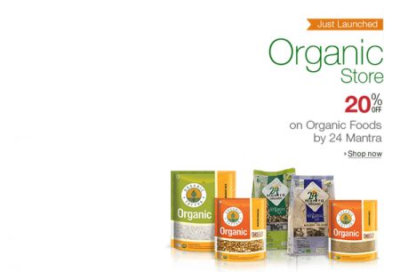 Flat 20% off on 24 Mantra Organic products Starts from  Rs. 30 