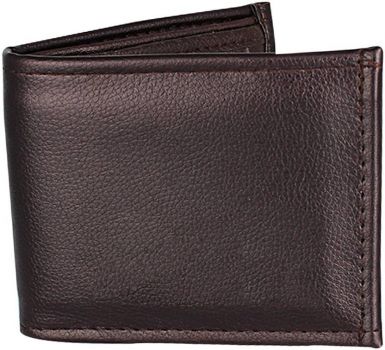London fashion Men Brown Artificial Leather Wallet (4 Card Slots)