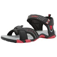 Lotto Men's Black Red Sandals and Floaters
