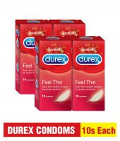 Durex Feel Thin 10s (Pack of 4)