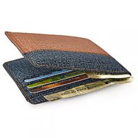 Unique Men's Blue Formal Denim Wallet