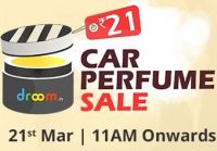 Car Perfume Sale at Rs. 21 + 99% Paytm Cashback 