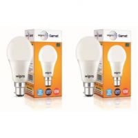 Wipro 10Watt LED Bulb Cool Day Light 6500K (Pack of 2)