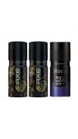 AXE Dark Temptation Deodorant 2 x 150 ml, Midnight Bodyspray 150 ml (Pack of 3)