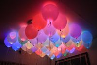Baybee LED Light Up Balloons, Fillable with Helium, Air (Pack of 15 )