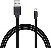 Flipkart SmartBuy Flat Charge & Sync USB Cable  (Black, 1 Mtr)