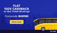 [New Users] 100% Cashback on Bus Ticket Booking 