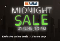 Big Bazaar Midnight Sale - 21st June, 10pm. 