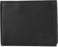 Provogue Men Black Genuine Leather Wallet  (6 Card Slots)
