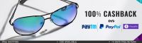 100% Cashback (Upto Rs. 1600) on Eye Glasses & Sunglasses 