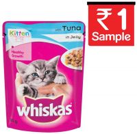 Whiskas Tuna in Jelly, Wet Food For Kittens, 85 g pouch