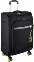 UCB Polyester 58 cms Black Suitcase (0IP6SPO20P01I)