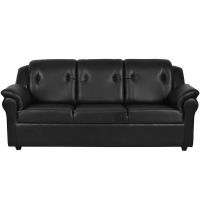 [Rs. 1000 Back] Furny York Three Seater Sofa ( Black) PCB