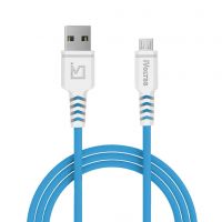 iVoltaa Helios Micro USB Cable - 4 Feet (1.2 Meters) - Blue