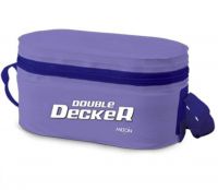 Milton Double Decker Plastic Lunch Box, Purple