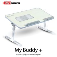 Portronics POR-704 Adjustable Laptop Table (Grey)