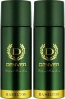 Denver Hamilton Deo Combo Body Spray  -  For Men  (330 ml, Pack of 2)