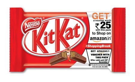 Buy Kitkat & Get Free Rs. 25 Amazon Gift Card 