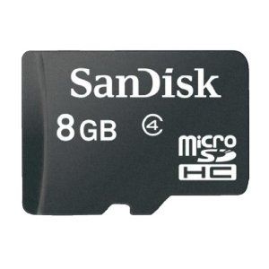 SanDisk 8GB Class 4 microSDHC Memory Card (SDSDQM-008G-B35)