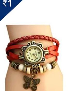 Sir Time Red Vintage Watch